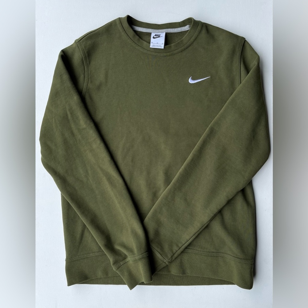 Nike Olive Green Crewneck Sweater